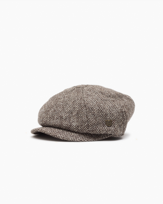 Brown Harris Tweed Cap