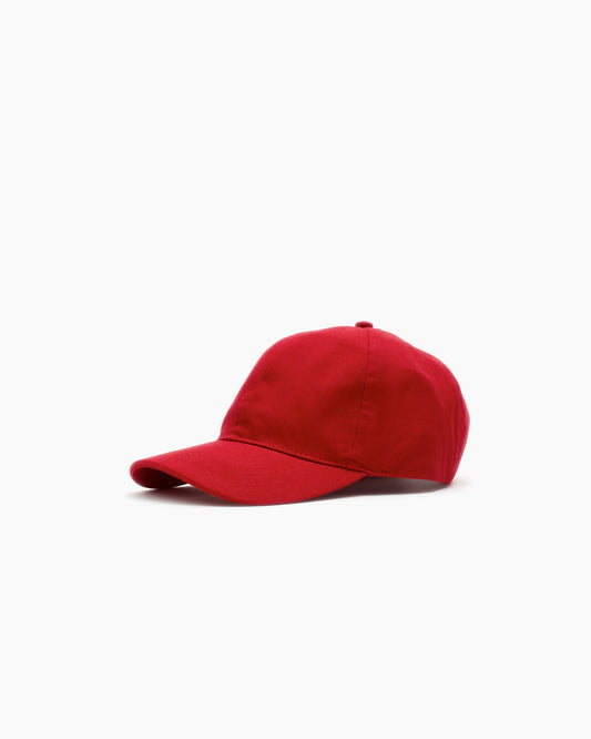 Red Canvas Baseball Cap