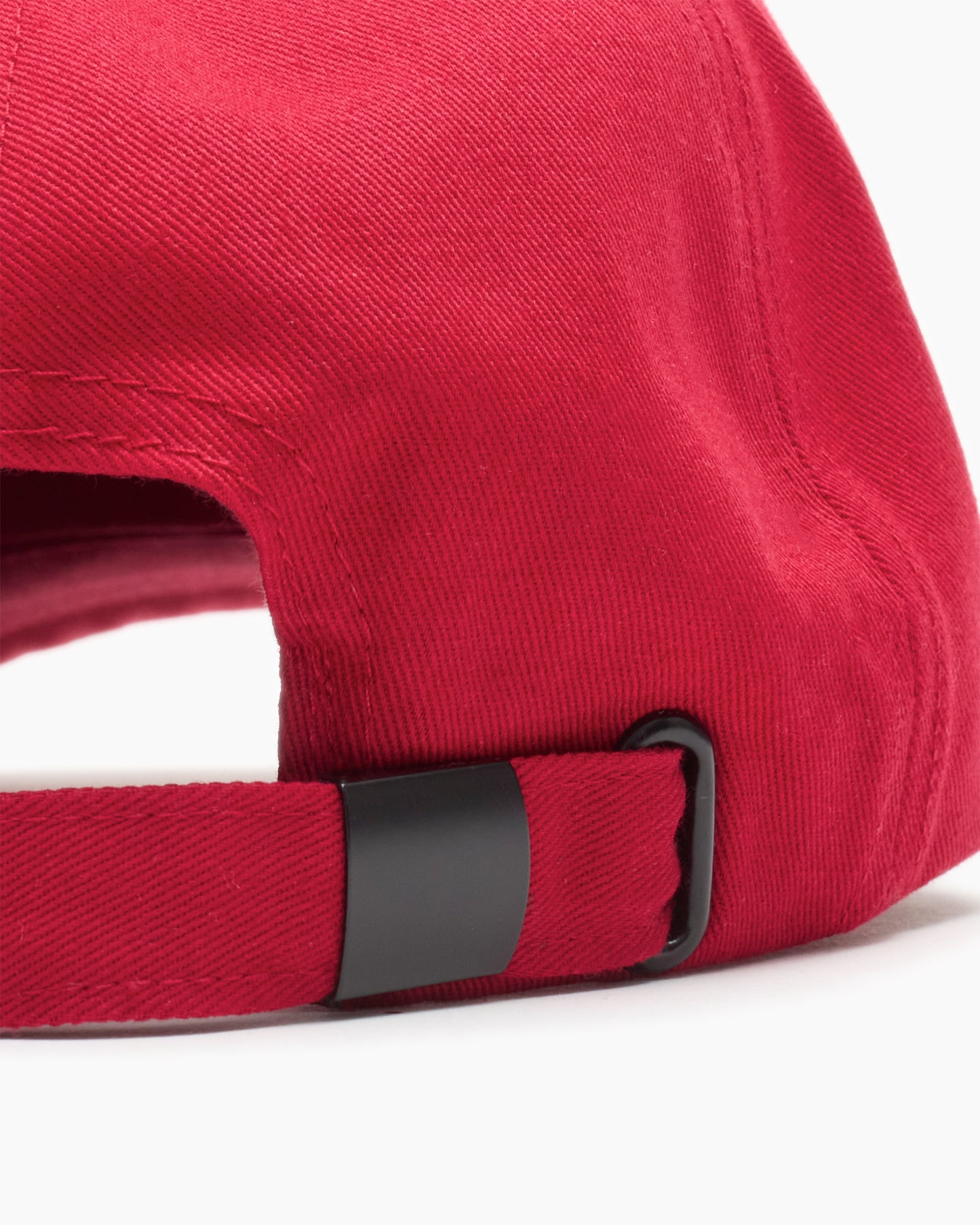 Red Canvas Baseball Cap