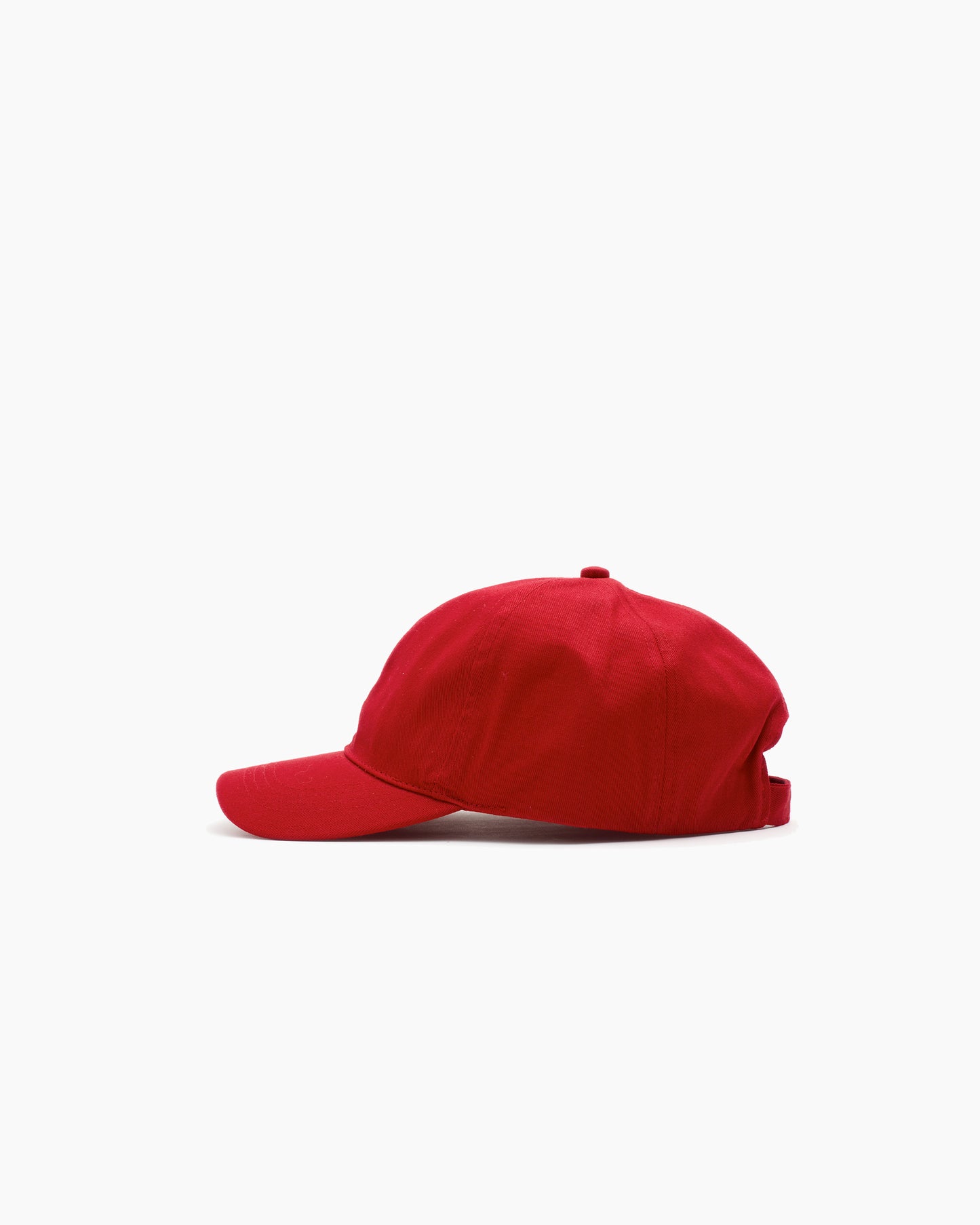 Red Canvas Baseball Cap