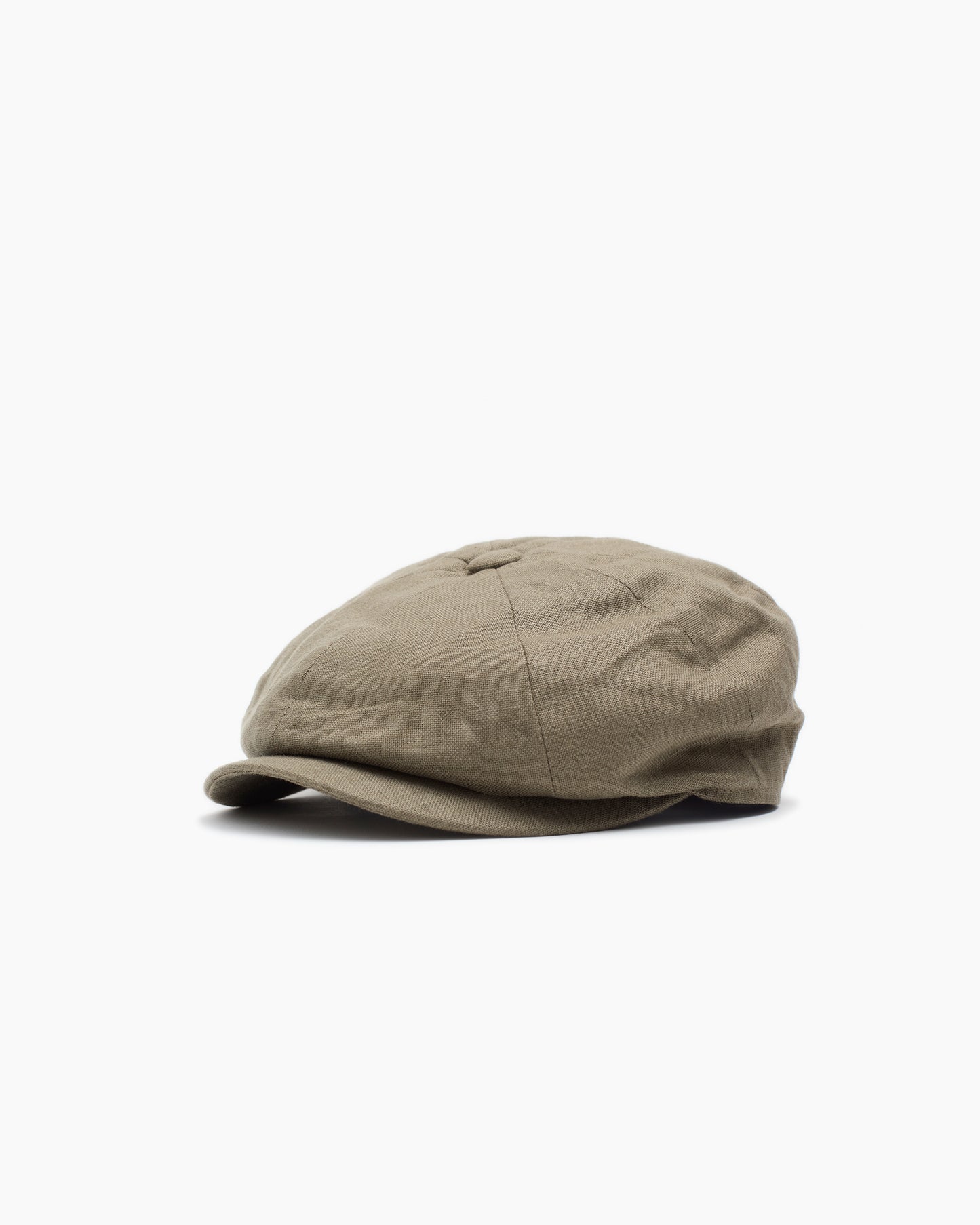Brown Irish Linen Alfie Cap