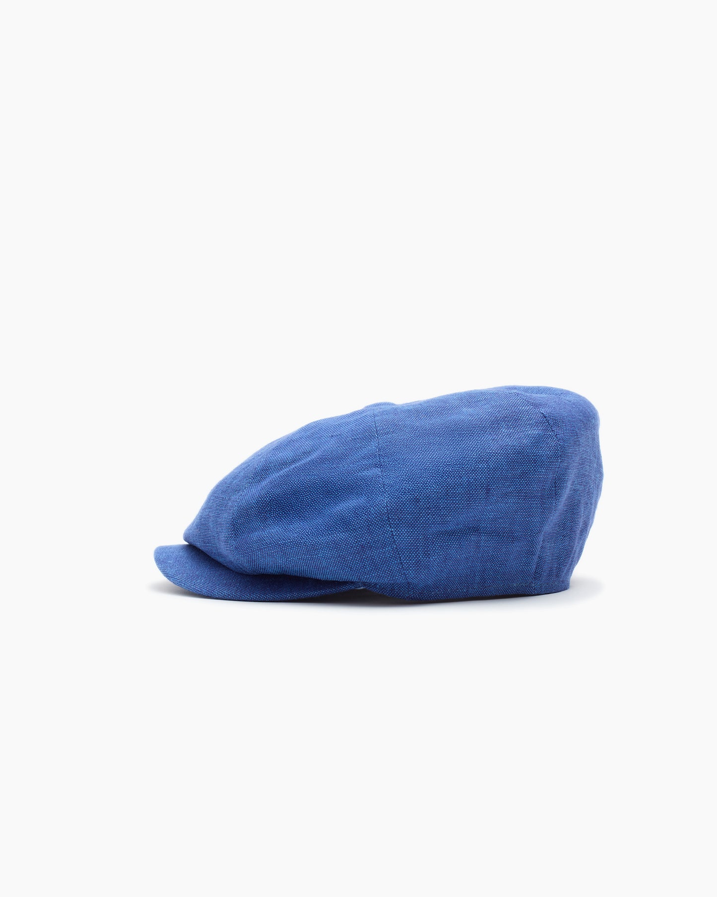 Azure Blue Irish Linen Alfie Cap