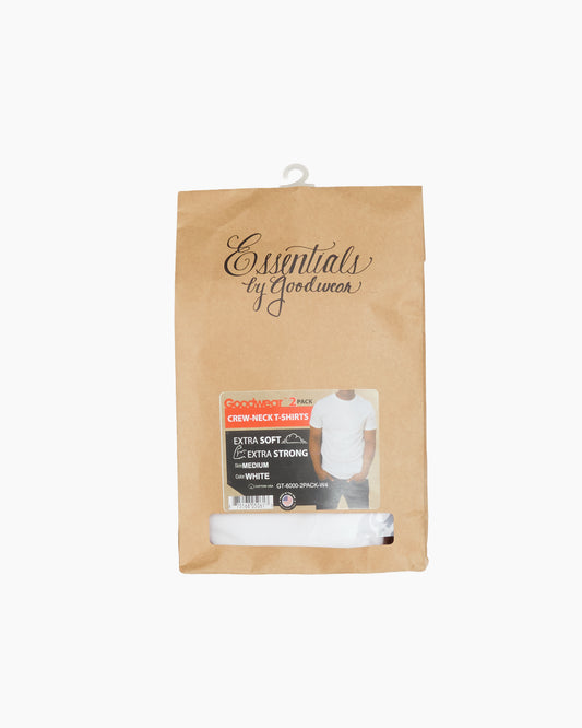 White Crew Neck T-Shirts Two Pack