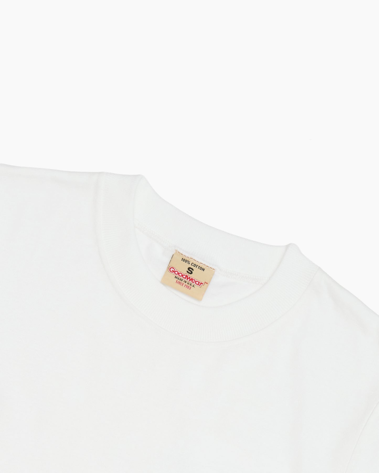 White Heavyweight Pocket T Shirt