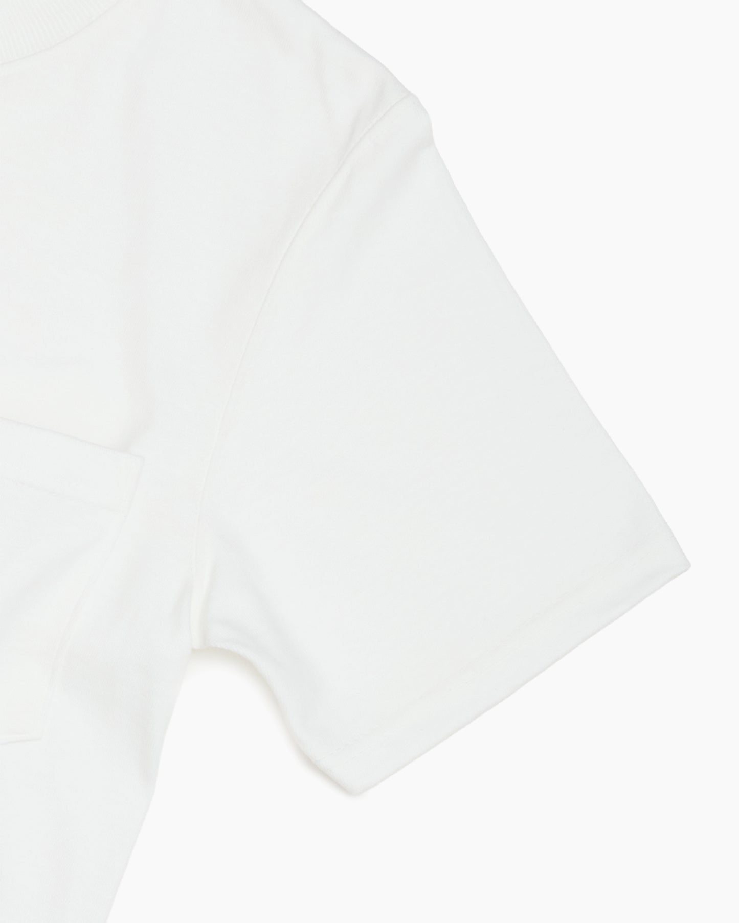 White Heavyweight Pocket T Shirt