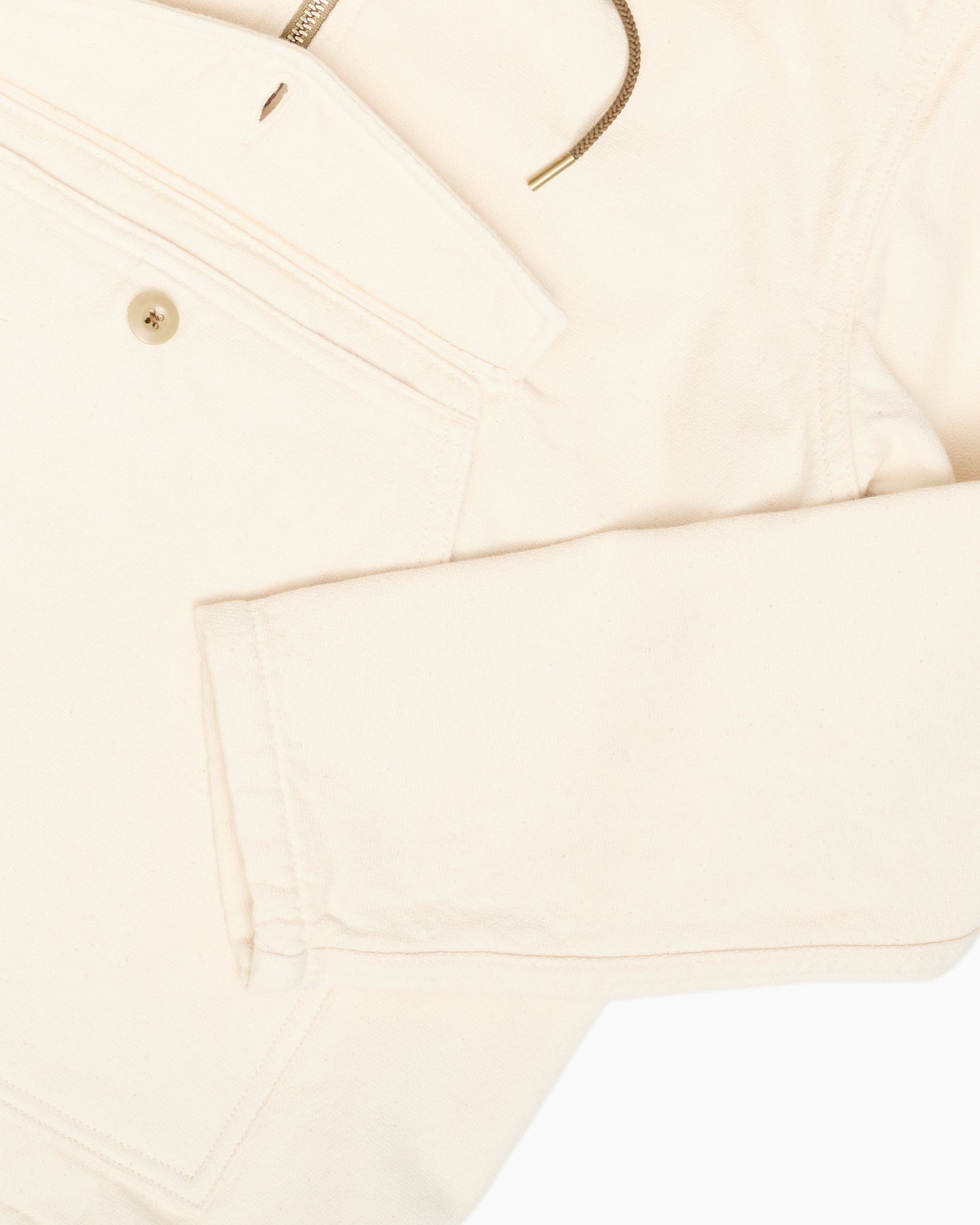 Ecru Smock Salvage Hoodie