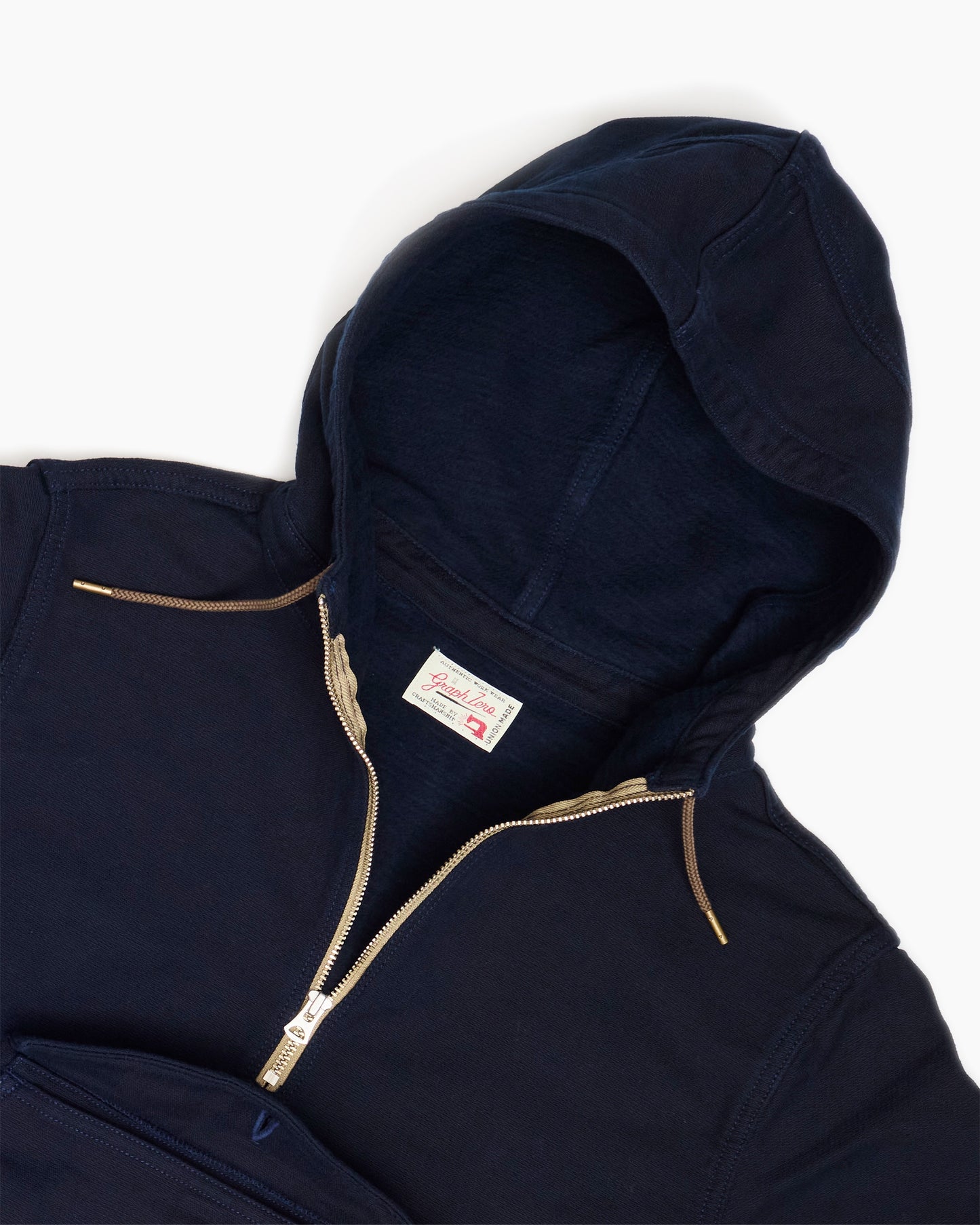 Navy Smock Salvage Hoodie