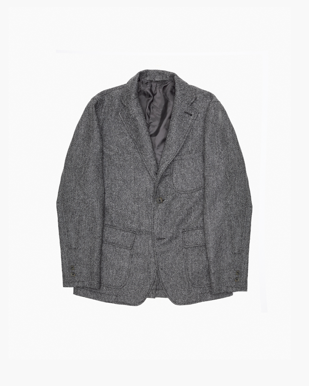 Grey Herringbone Ivy Jacket