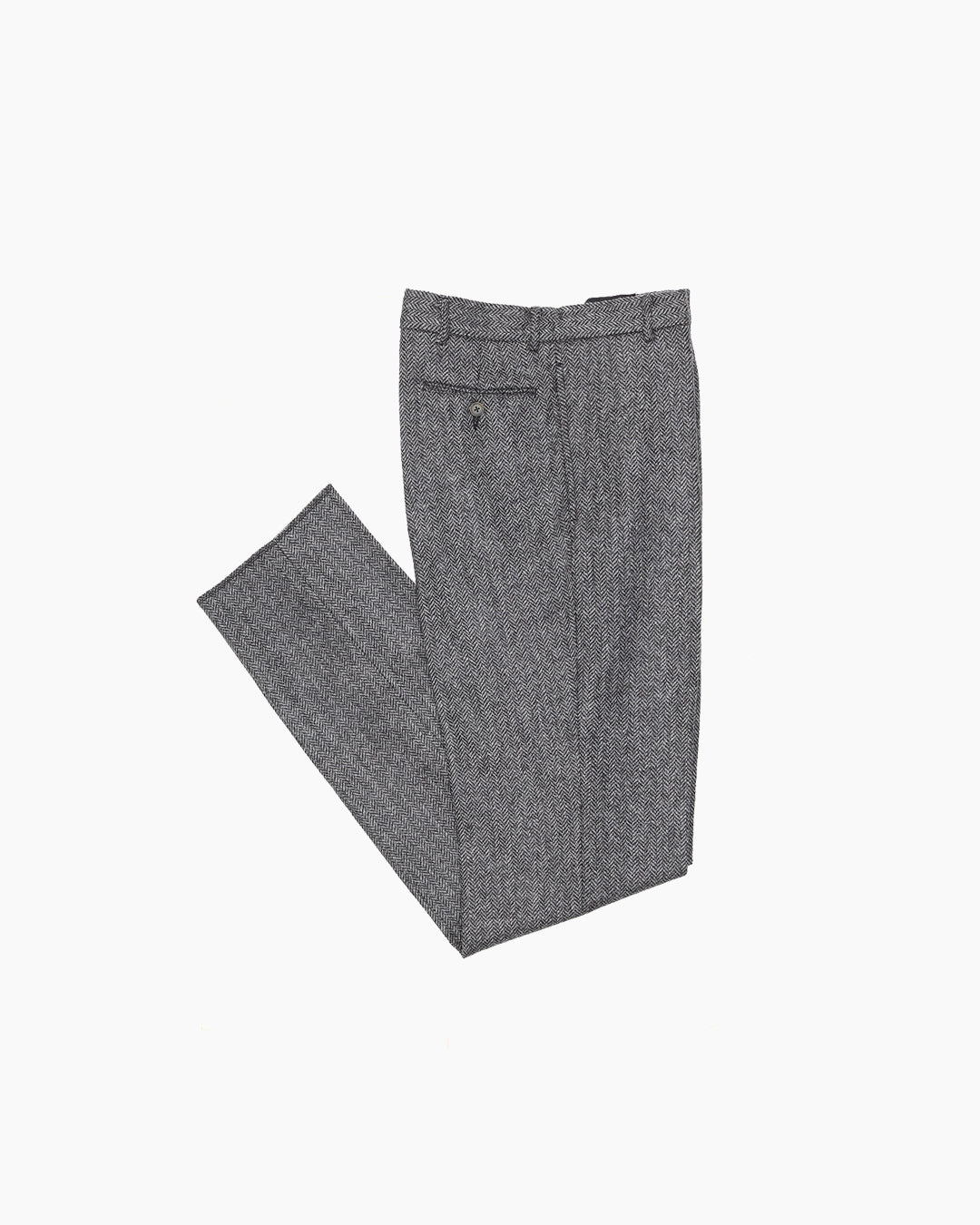 Grey Herringbone Ivy Trouser