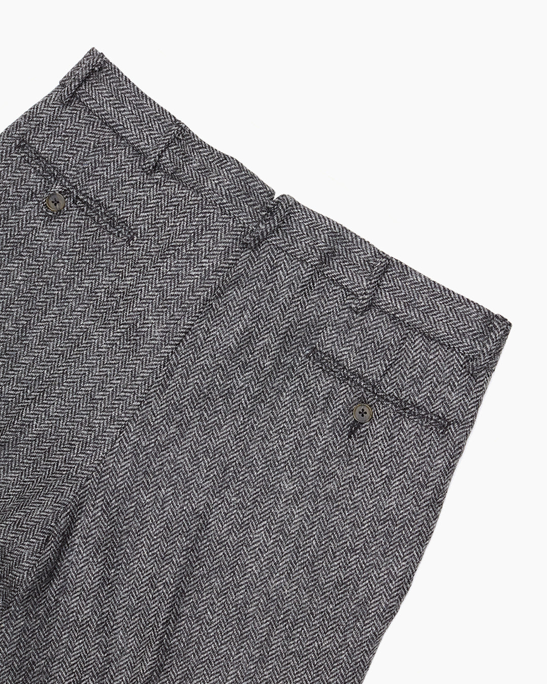 Grey Herringbone Ivy Trouser