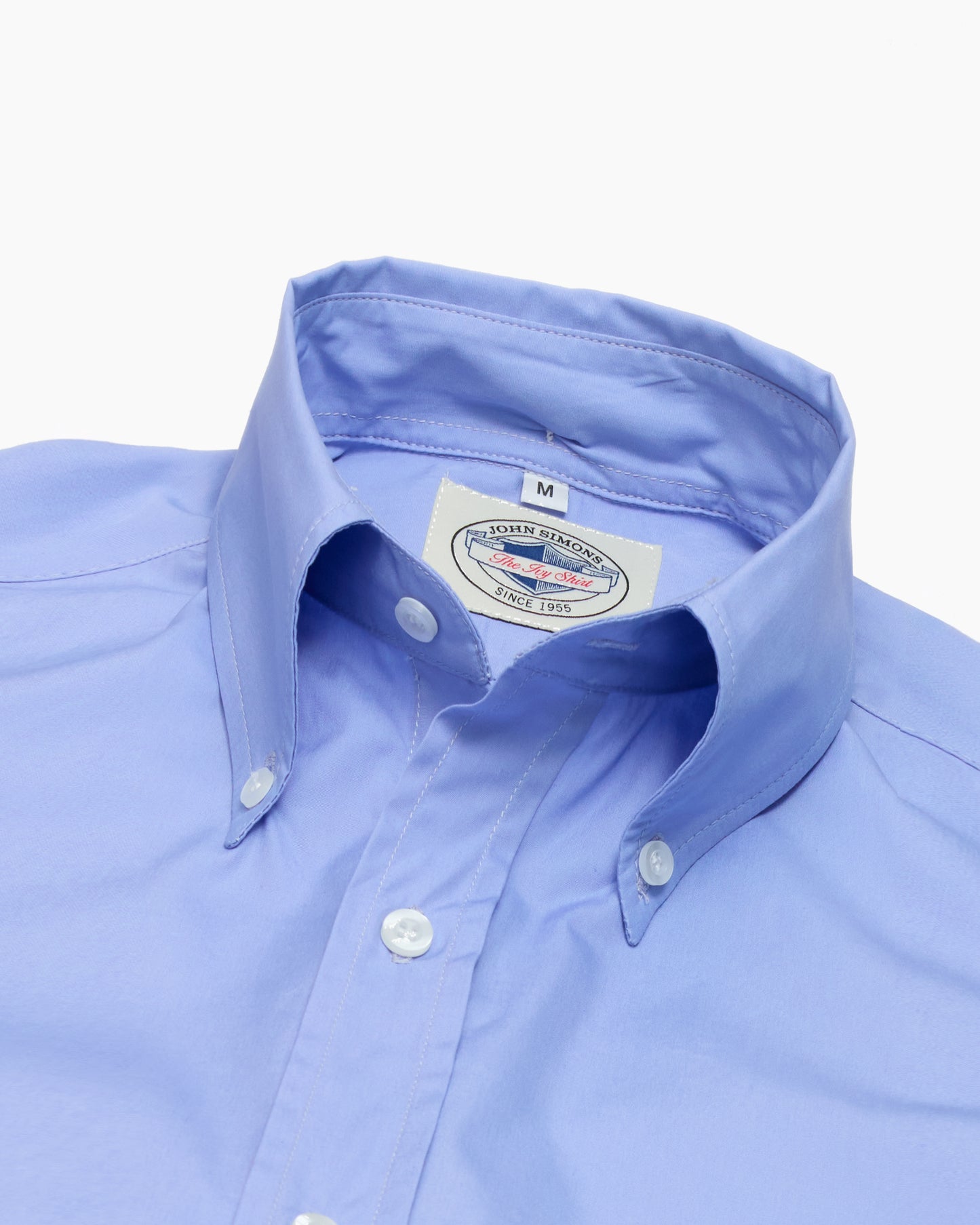 Sky Blue Poplin Ivy Shirt