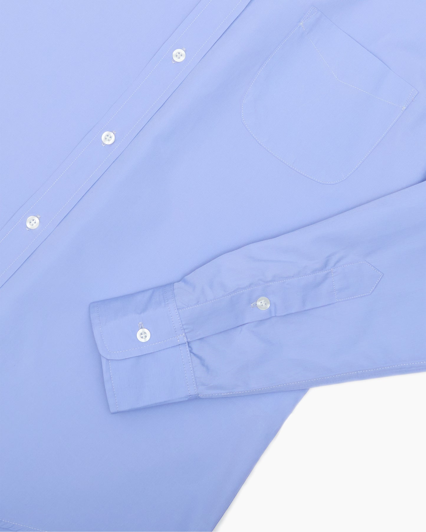Sky Blue Poplin Ivy Shirt