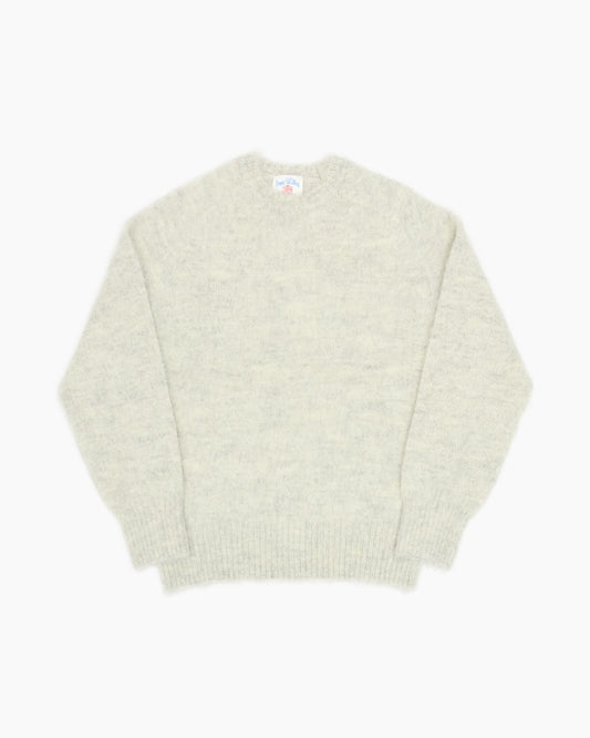 Cream Melange Shaggy Dog Sweater