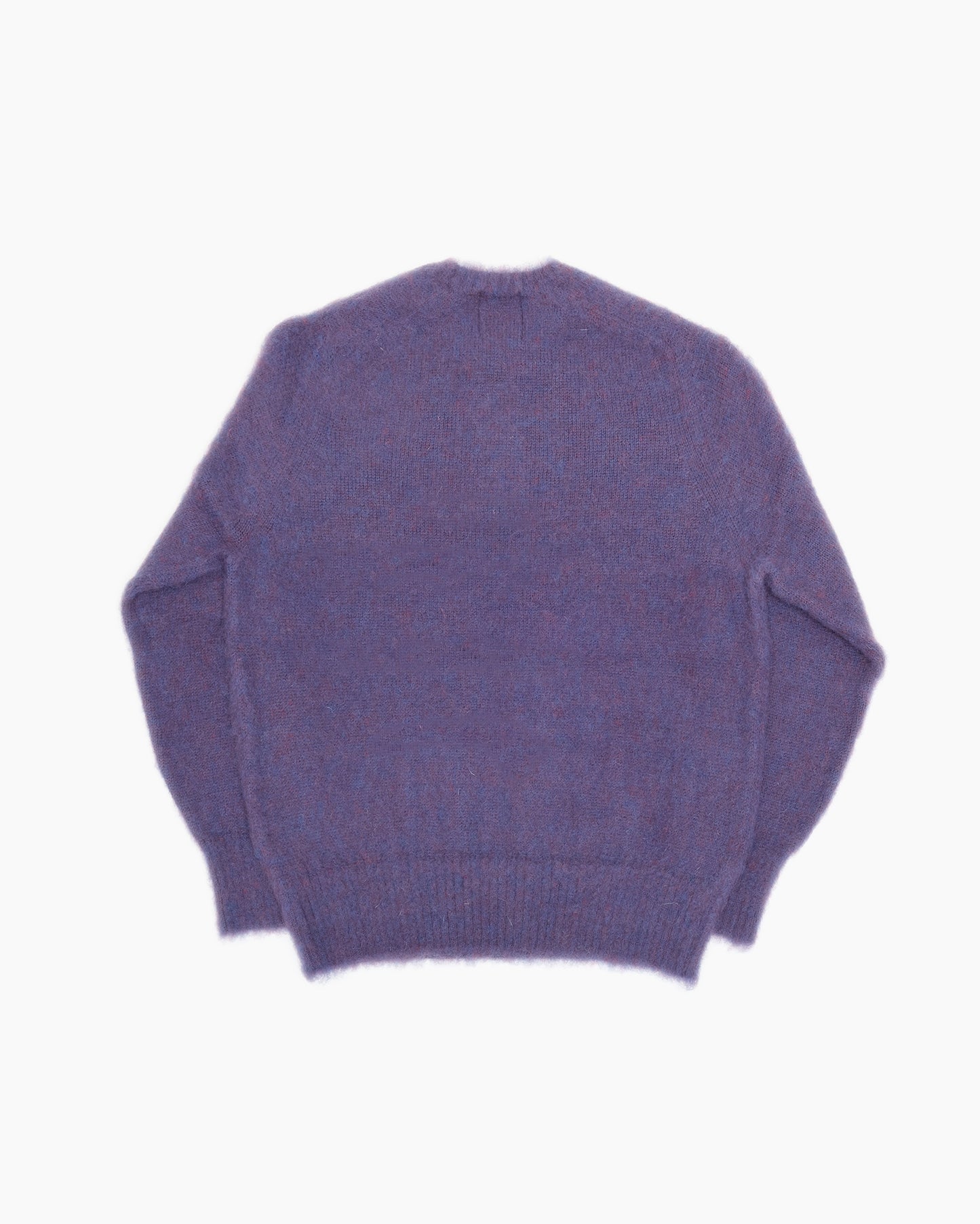 Purple Melange Shaggy Dog Sweater
