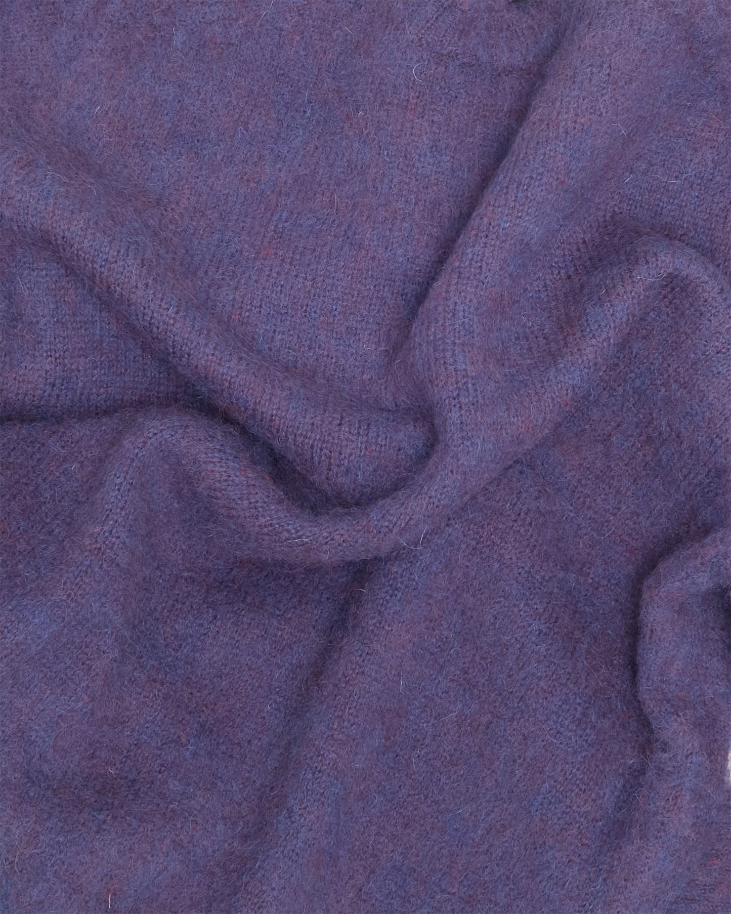 Purple Melange Shaggy Dog Sweater