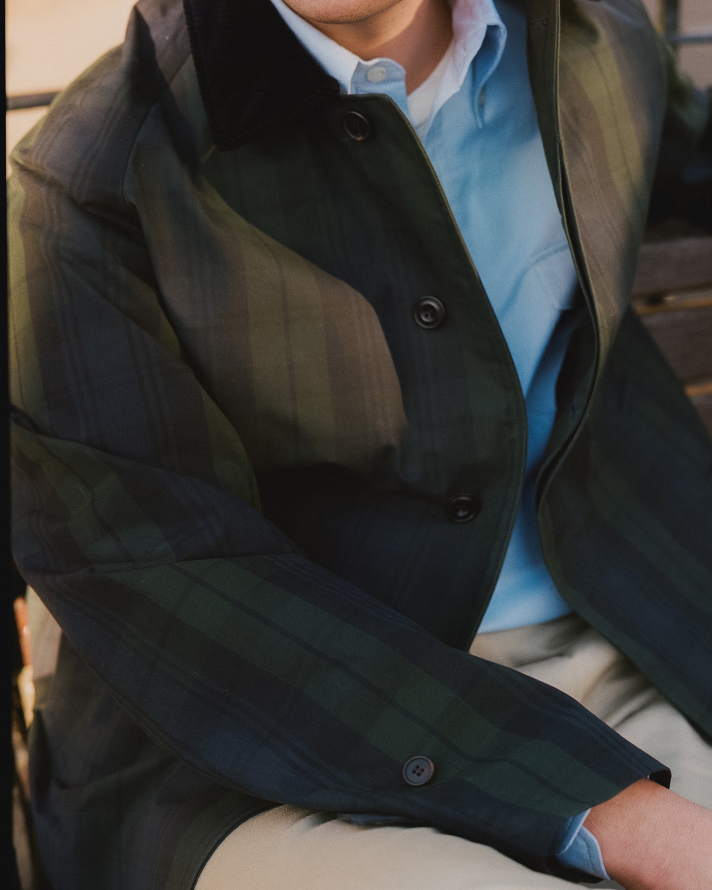 Full Length Blackwatch Raincoat