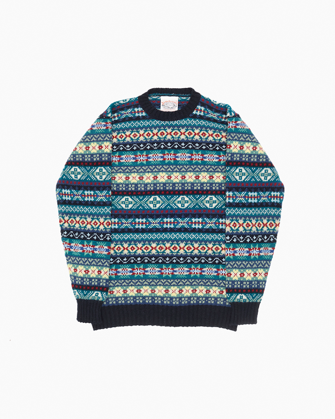 Ivy Winter Blue Fair Isle Sweater