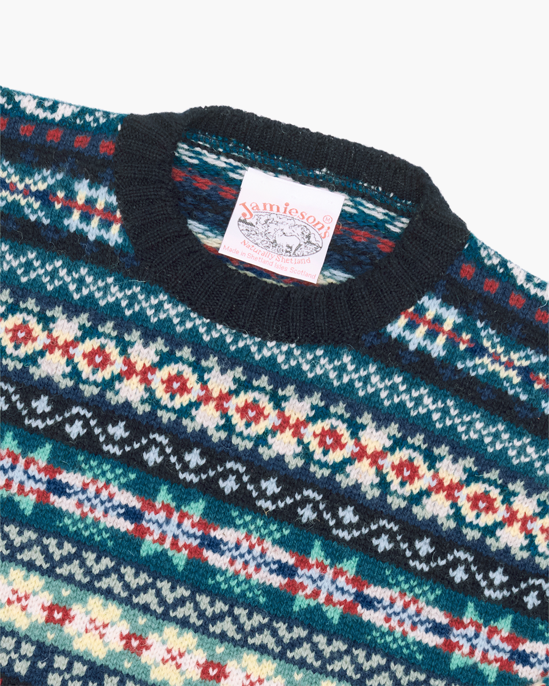 Ivy Winter Blue Fair Isle Sweater