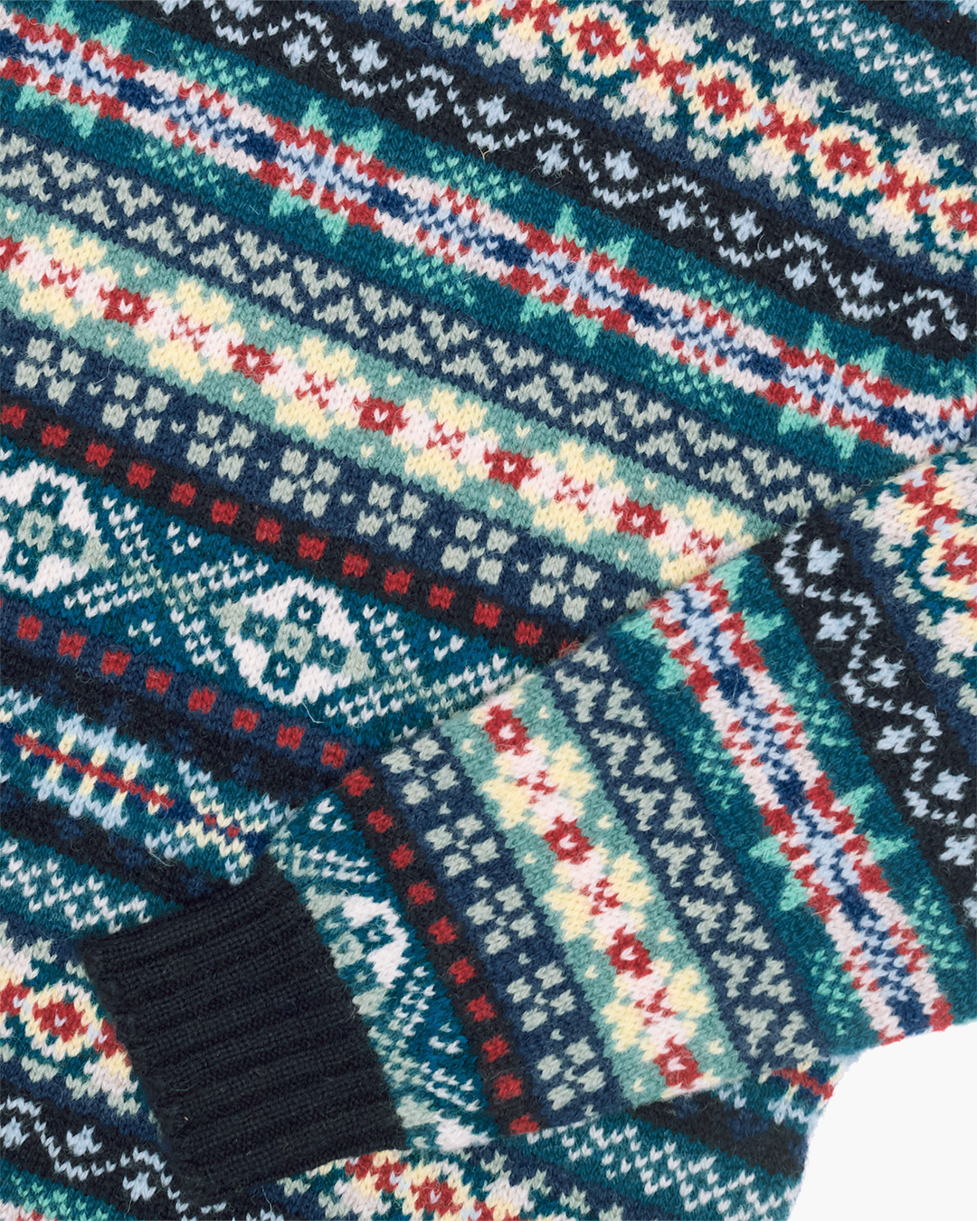 Ivy Winter Blue Fair Isle Sweater