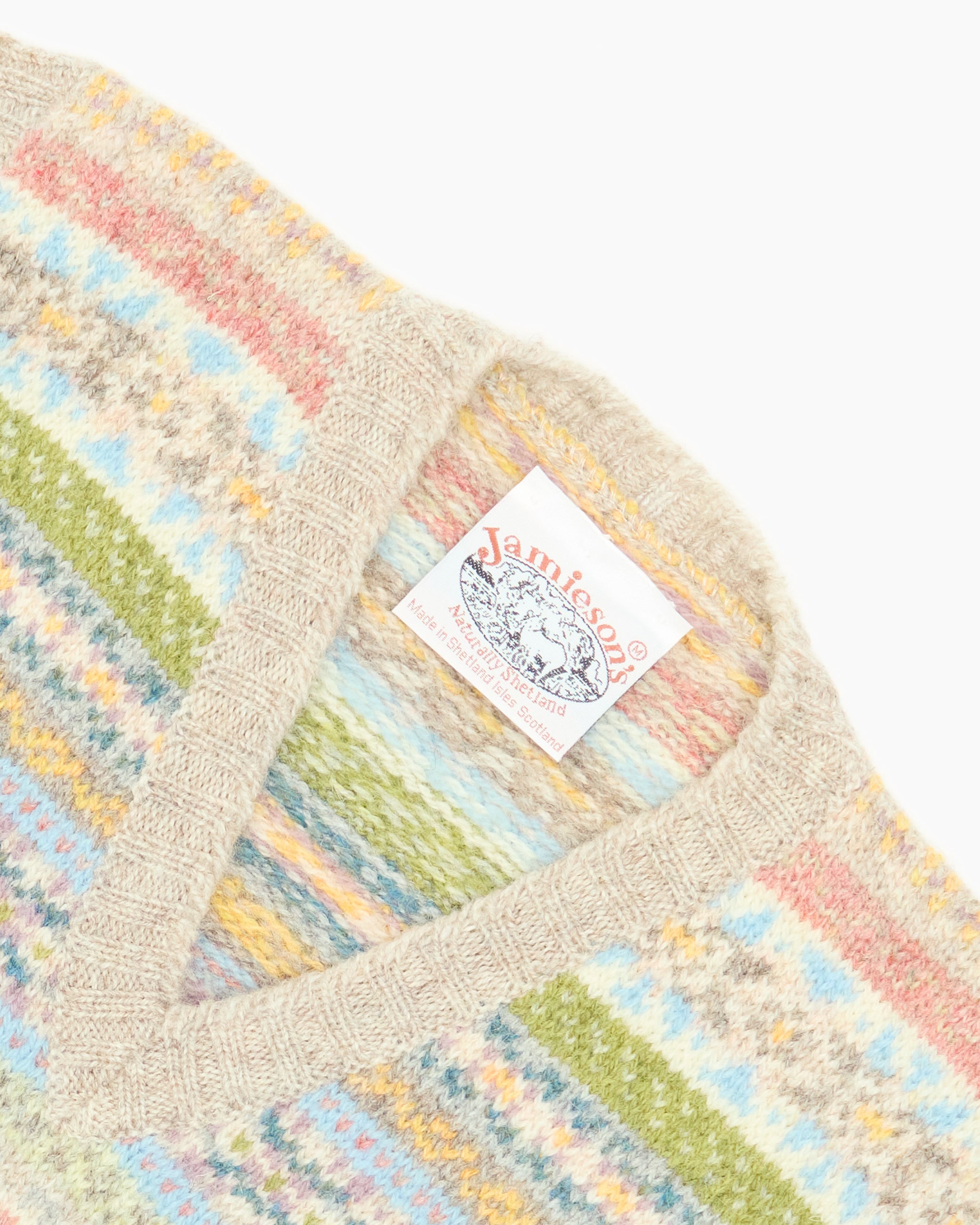 Dawn Fair Isle V-Neck Sweater Vest – JOHN SIMONS