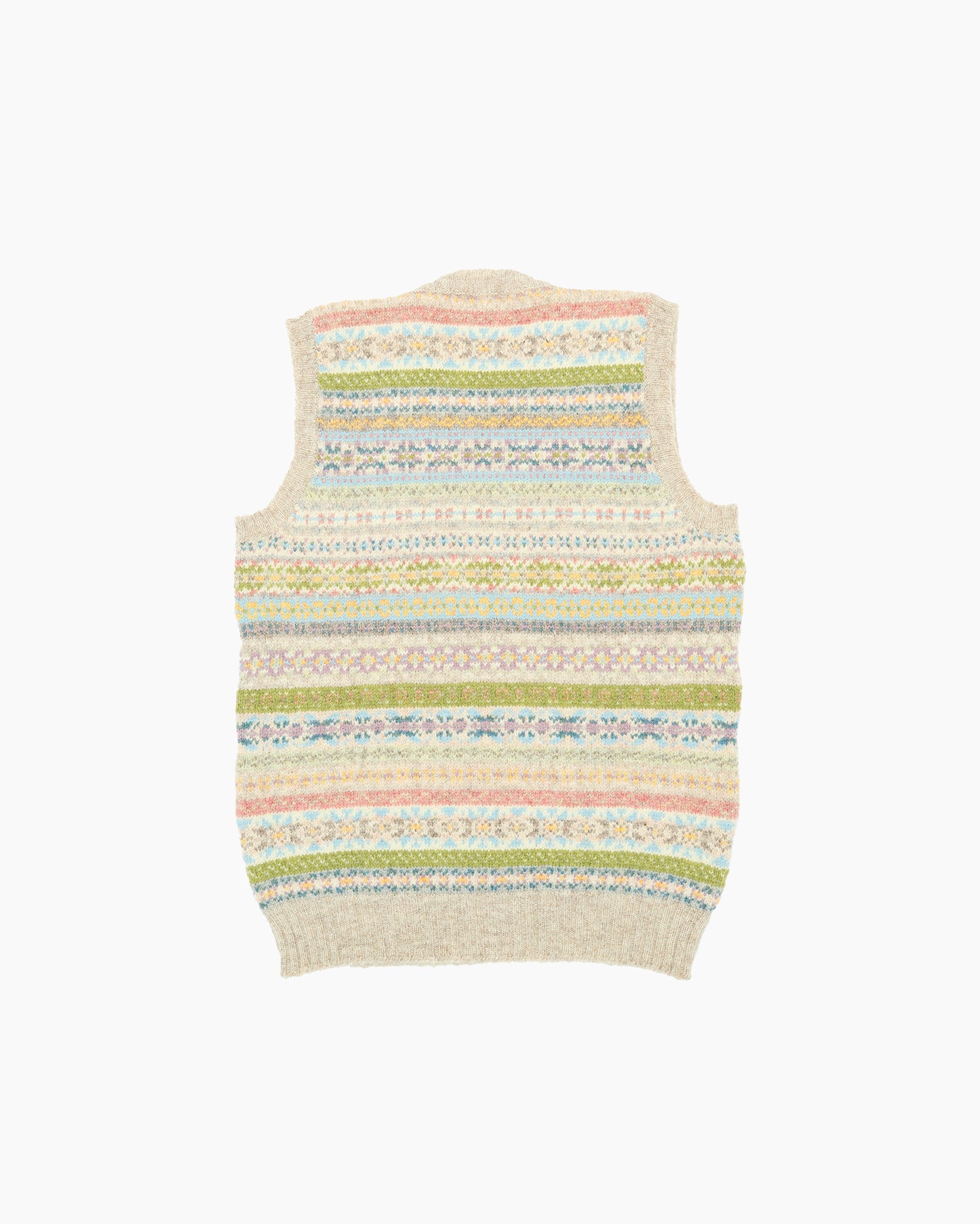 Dawn Fair Isle V-Neck Sweater Vest