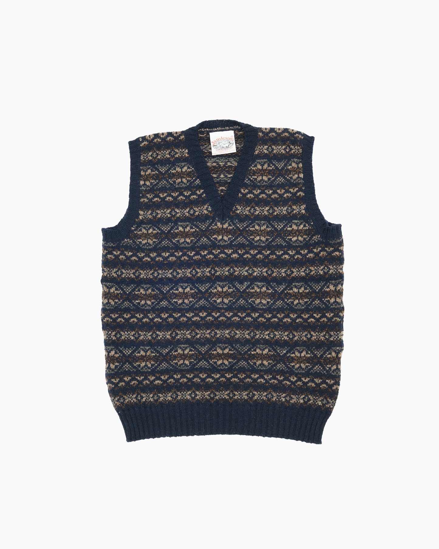 Loch Fair Isle V-neck Sweater Vest