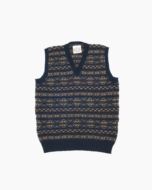 Loch Fair Isle V-neck Sweater Vest