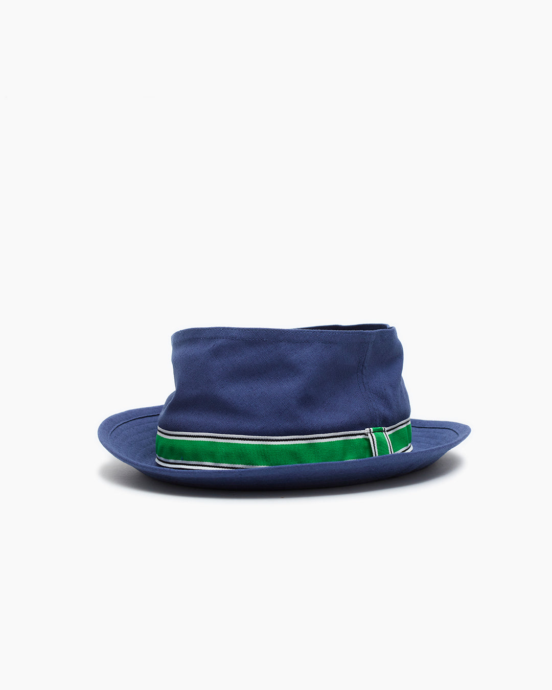 Navy Snap–Brim Bucket Hat