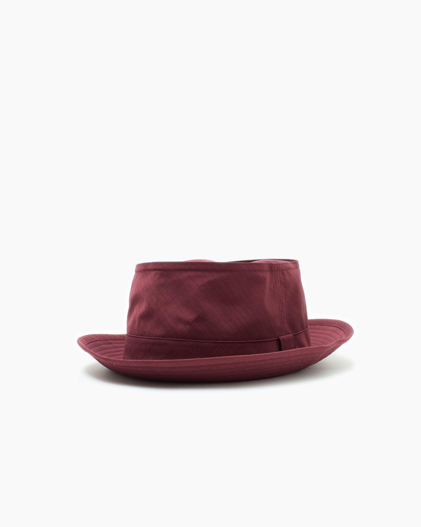 Aubergine Snap–Brim Bucket Hat: Ripstop Edition