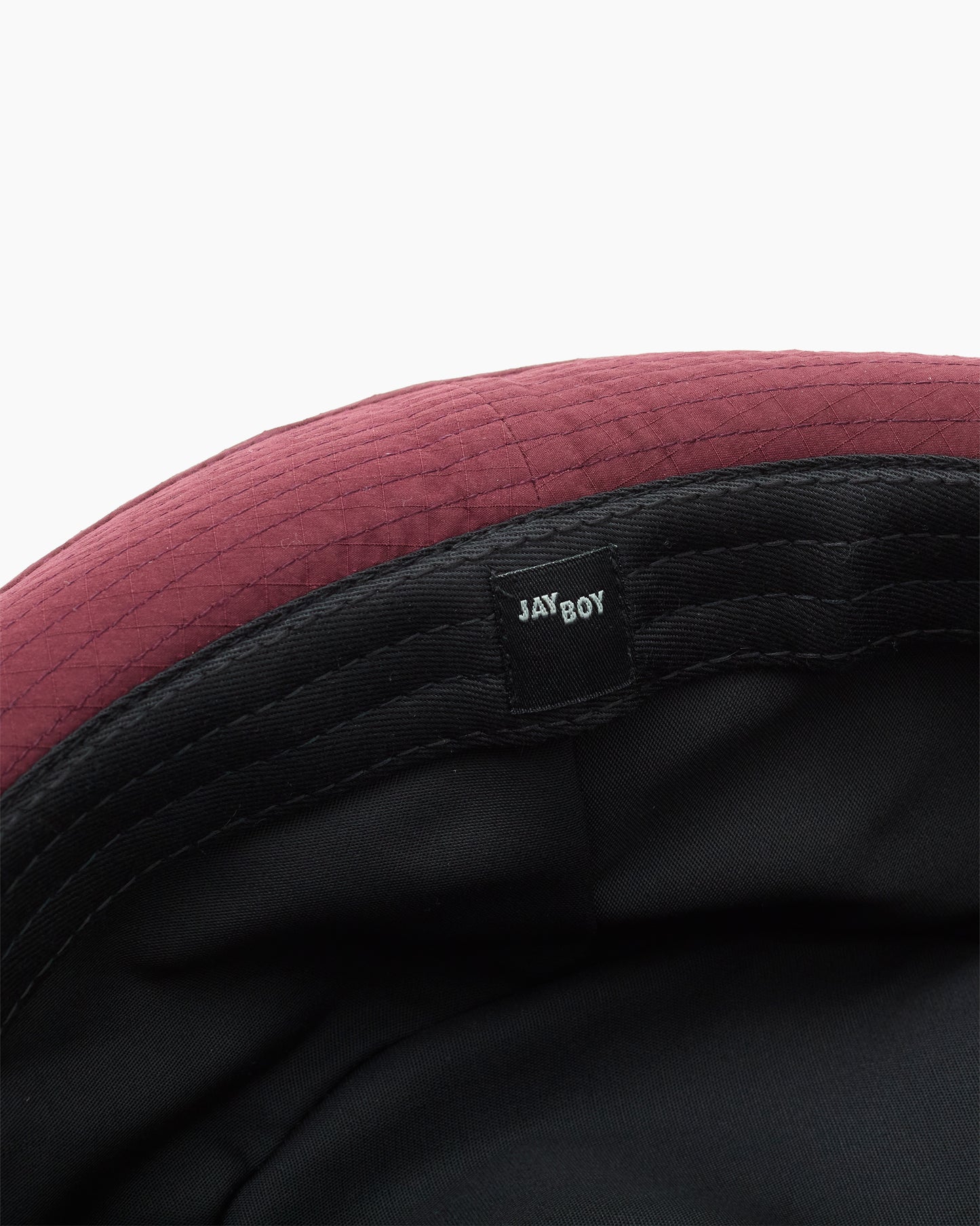 Aubergine Snap–Brim Bucket Hat: Ripstop Edition