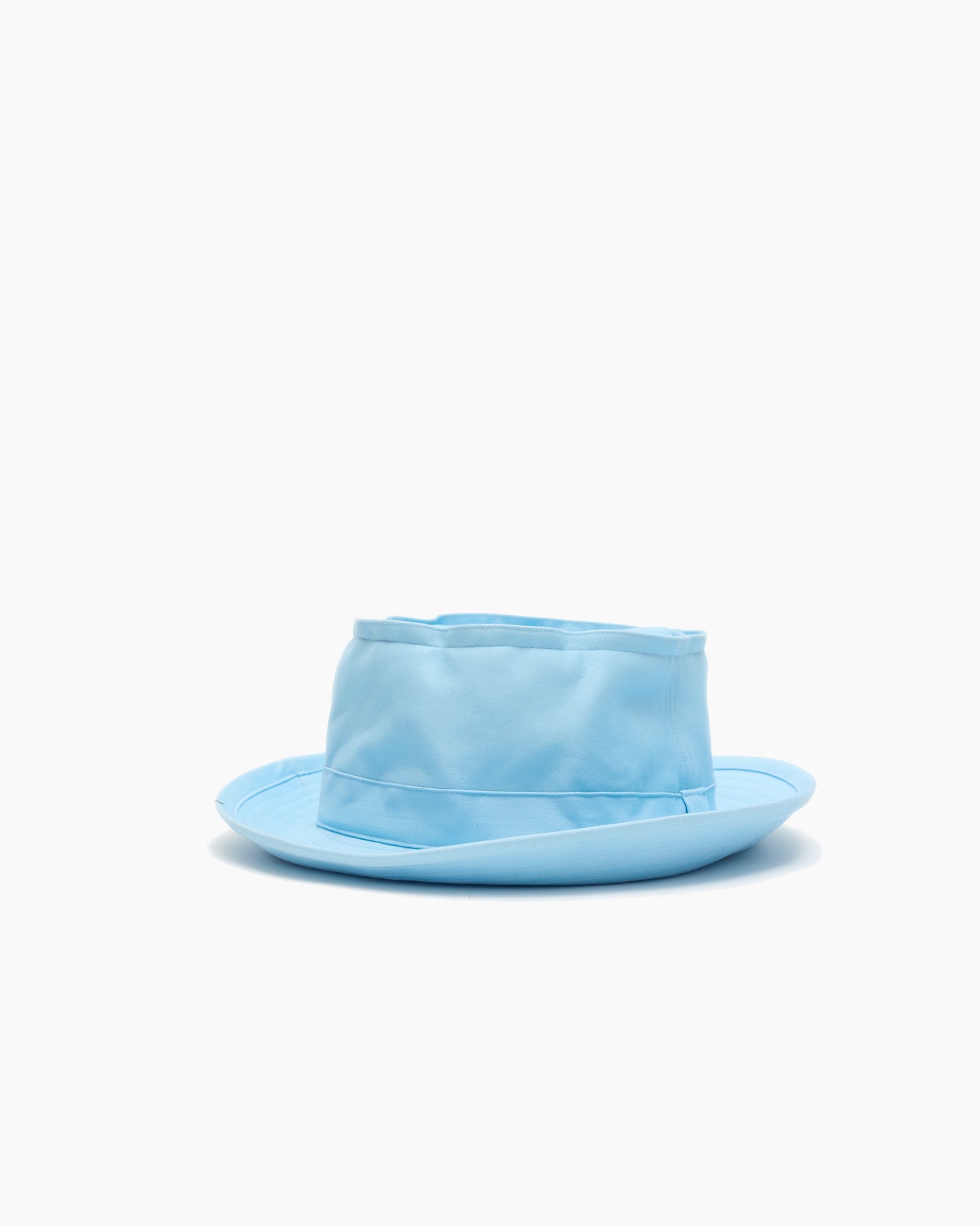 Blue 'Snap–Brim Bucket' Cotton Sateen