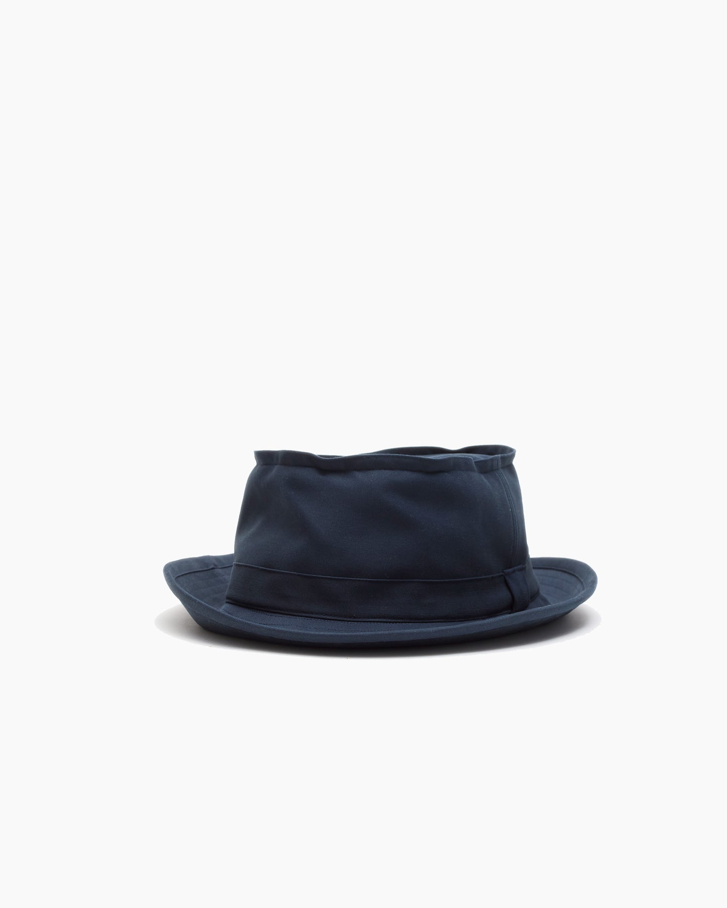 Navy 'Snap–Brim Bucket' Cotton Sateen