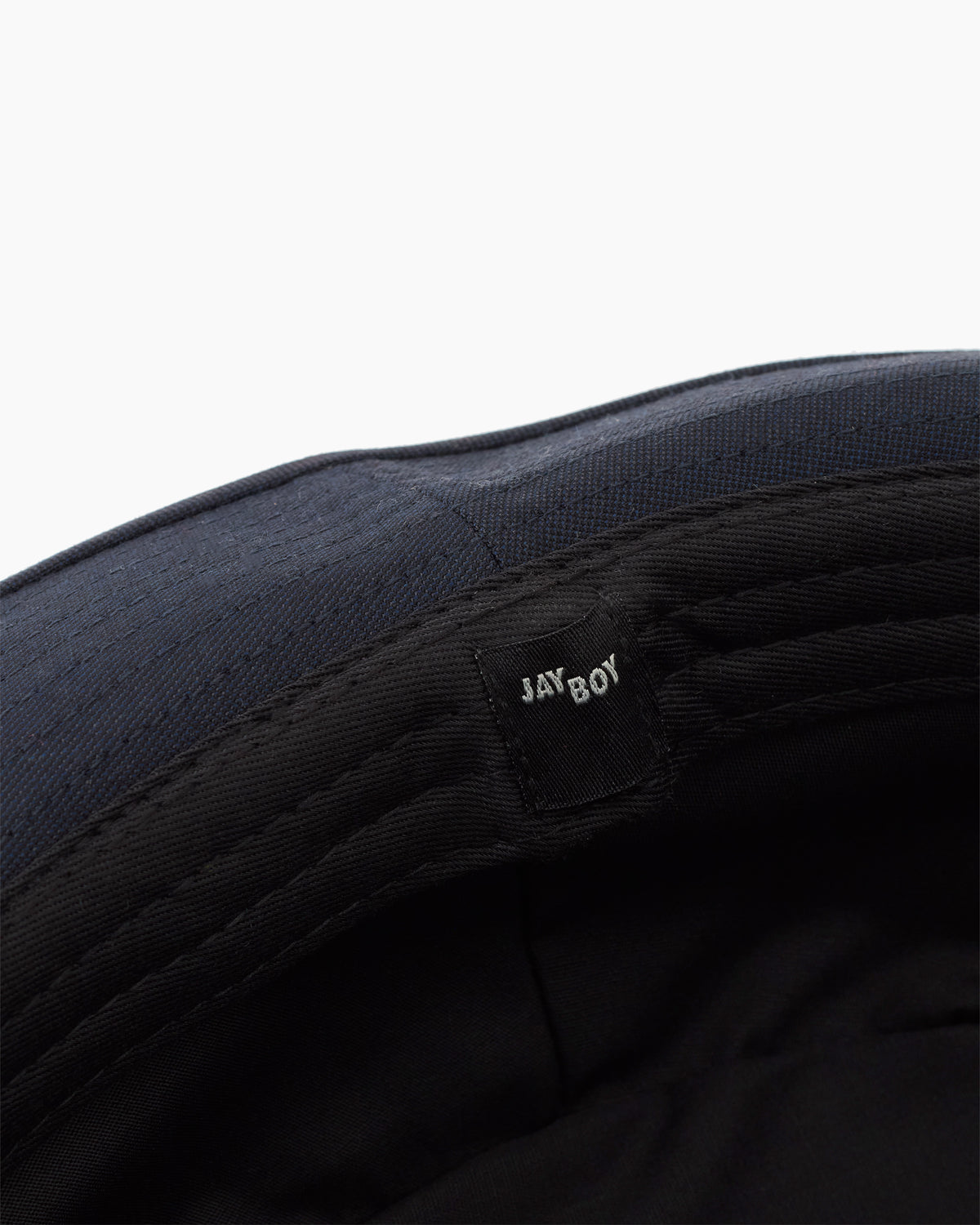 Navy Wool Suiting Edition Snap–Brim Bucket Hat