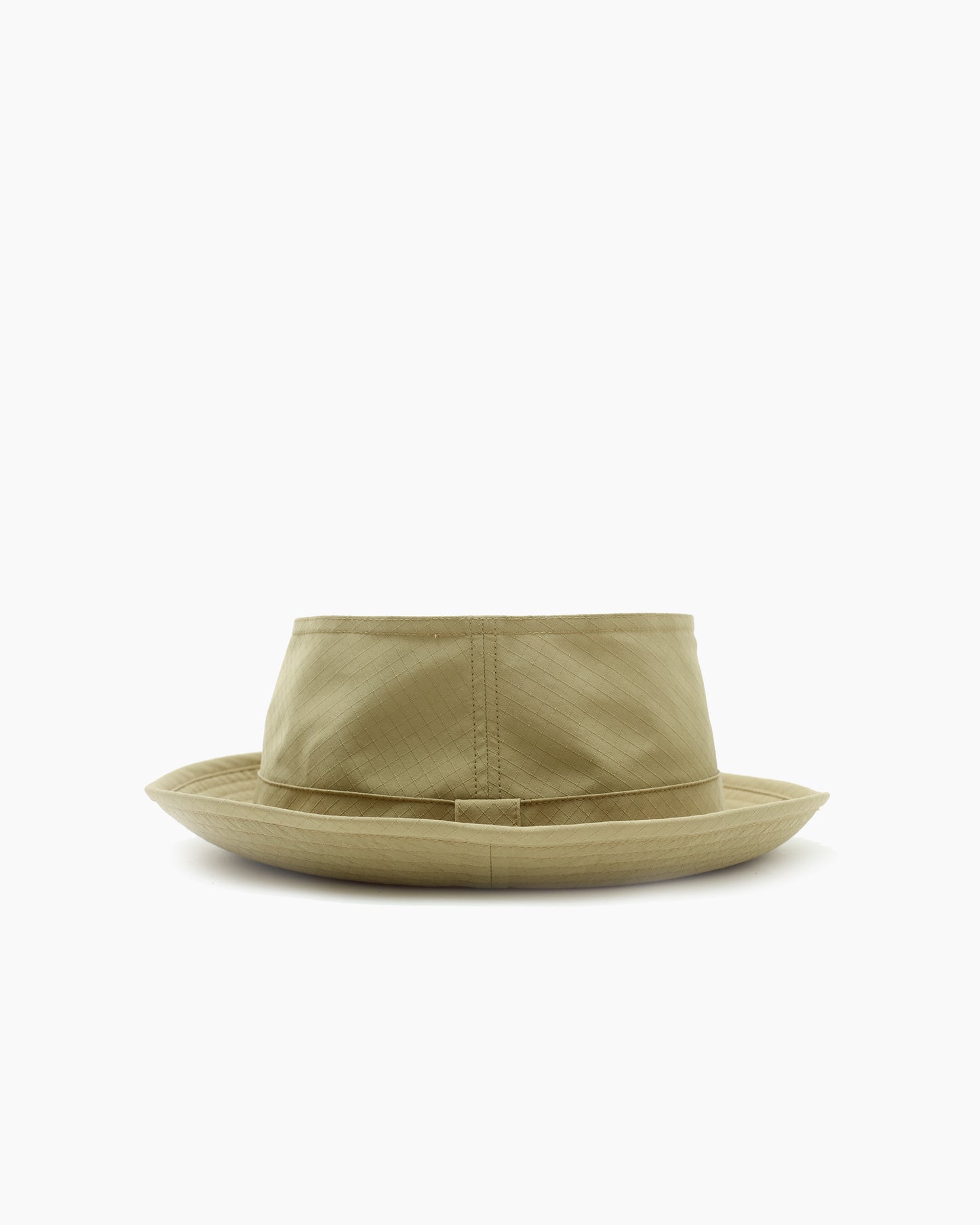 Khaki Snap–Brim Bucket Hat: Ripstop Edition