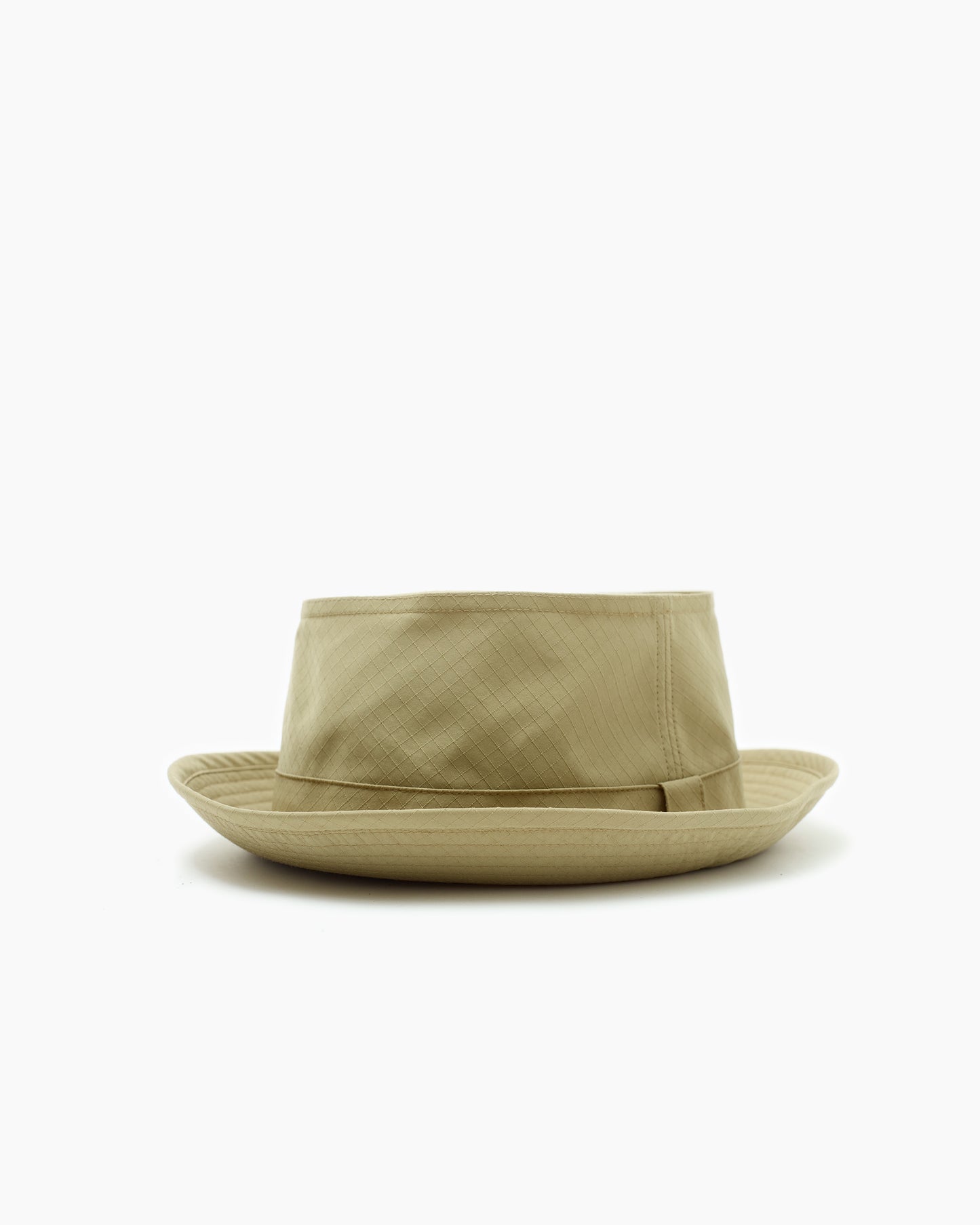 Khaki Snap–Brim Bucket Hat: Ripstop Edition