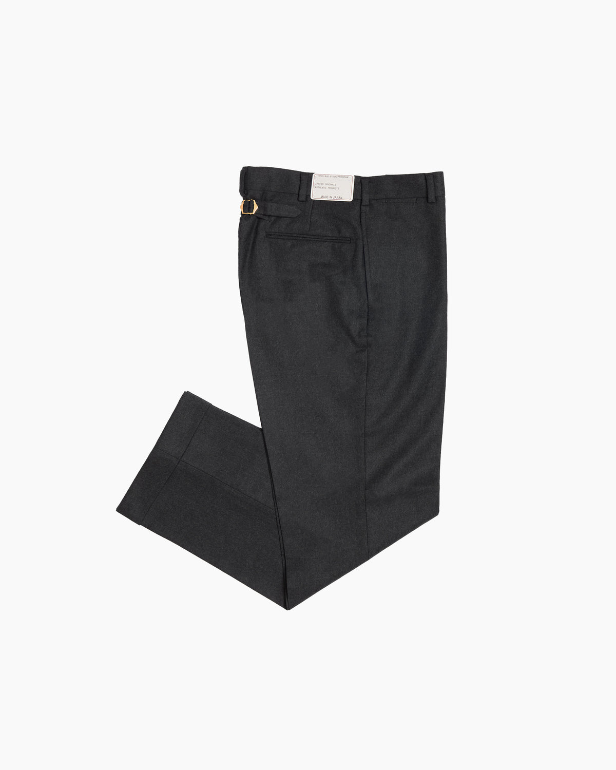 Charcoal Merino Wool Trousers