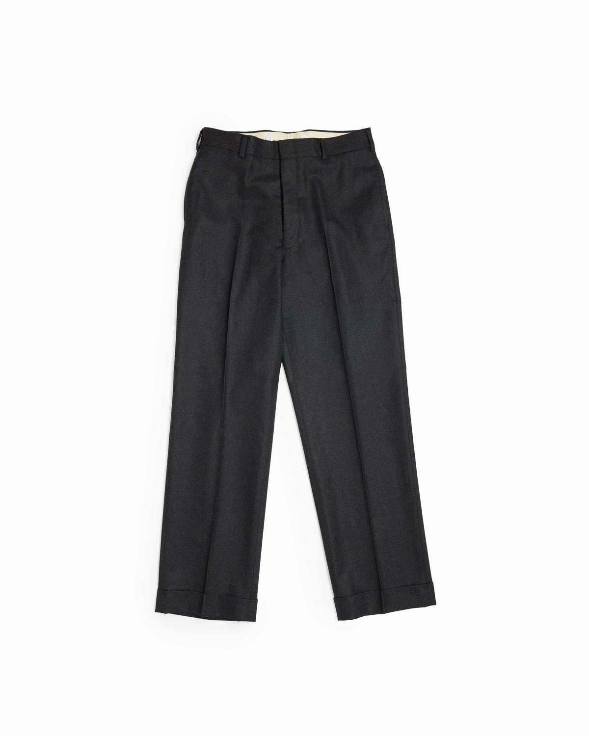 Charcoal Merino Wool Trousers