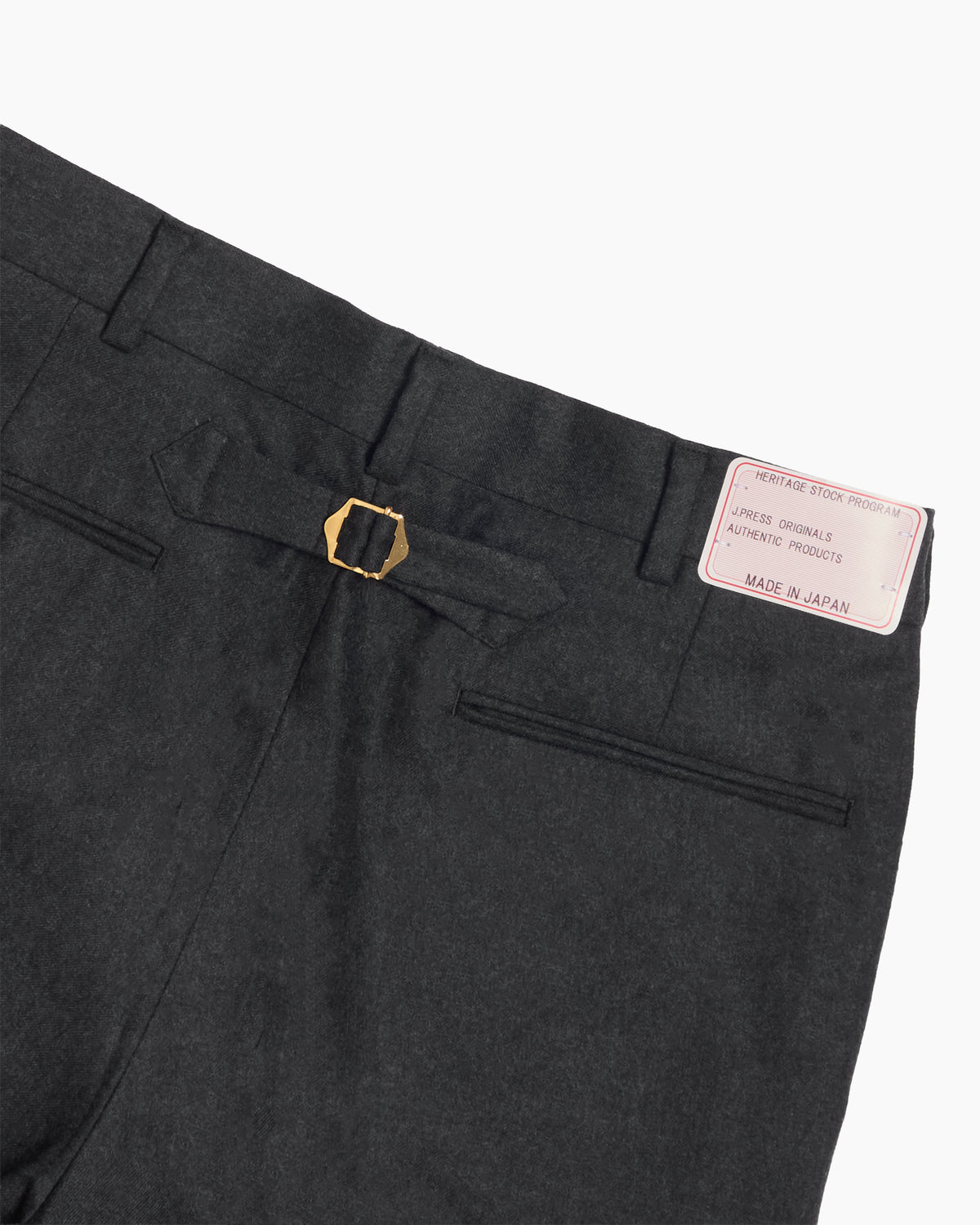 Charcoal Merino Wool Trousers