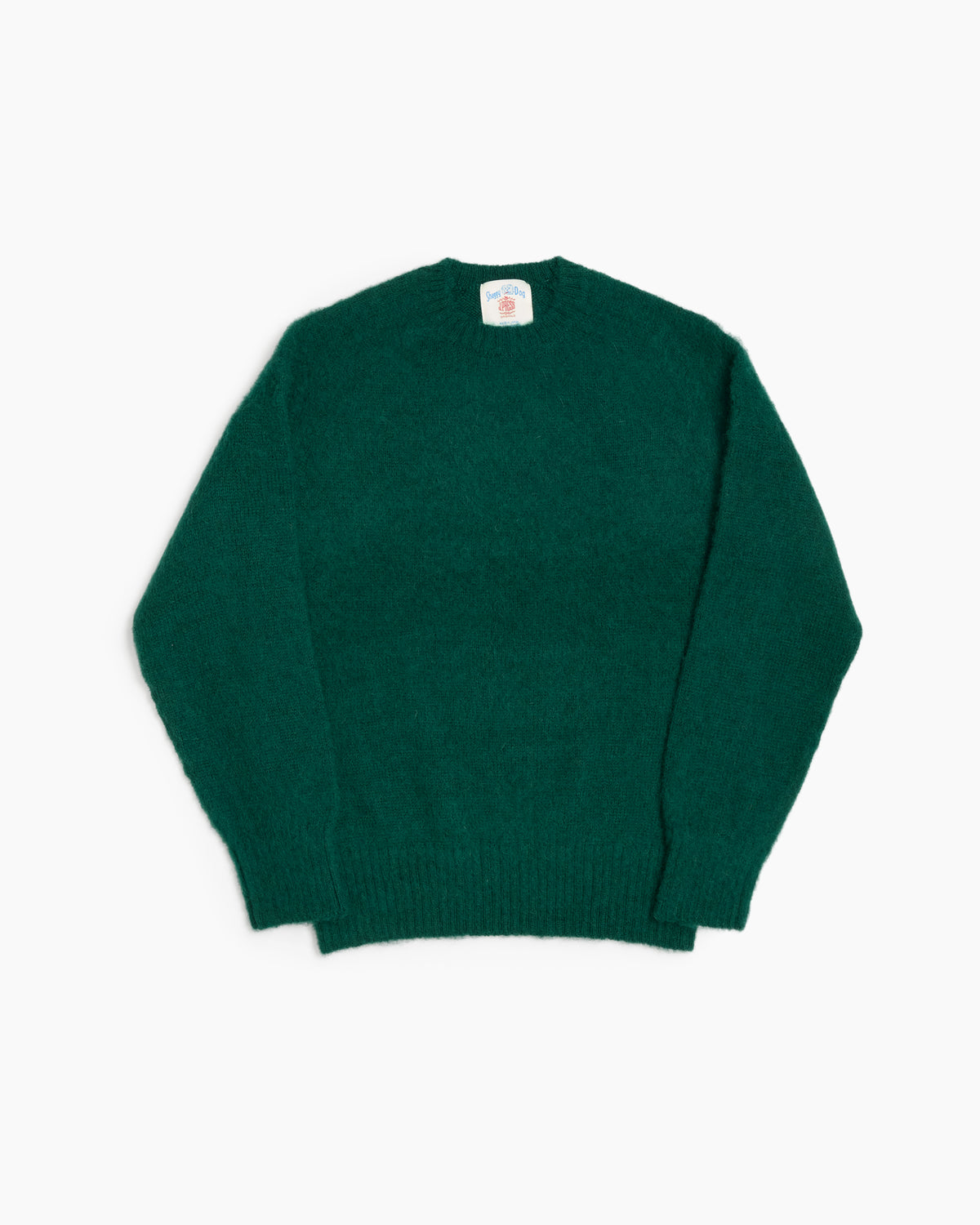 Green Shaggy Dog Jumper