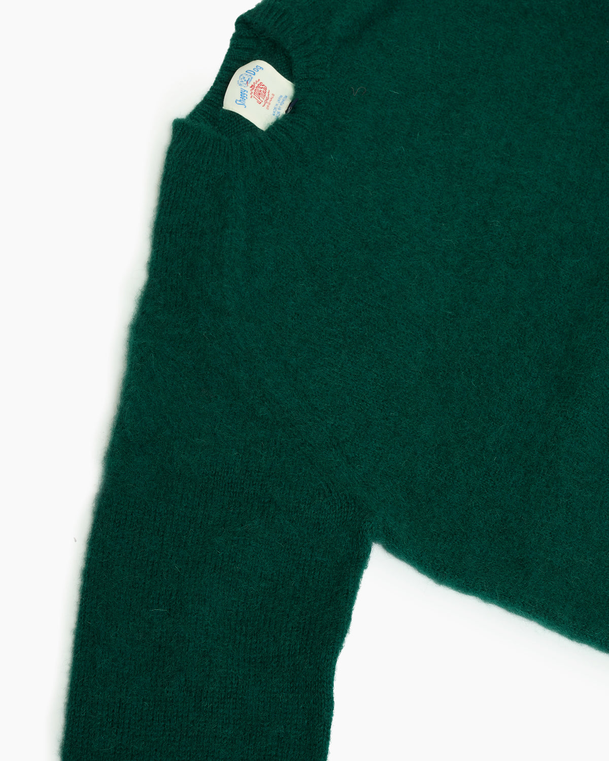 Green Shaggy Dog Jumper