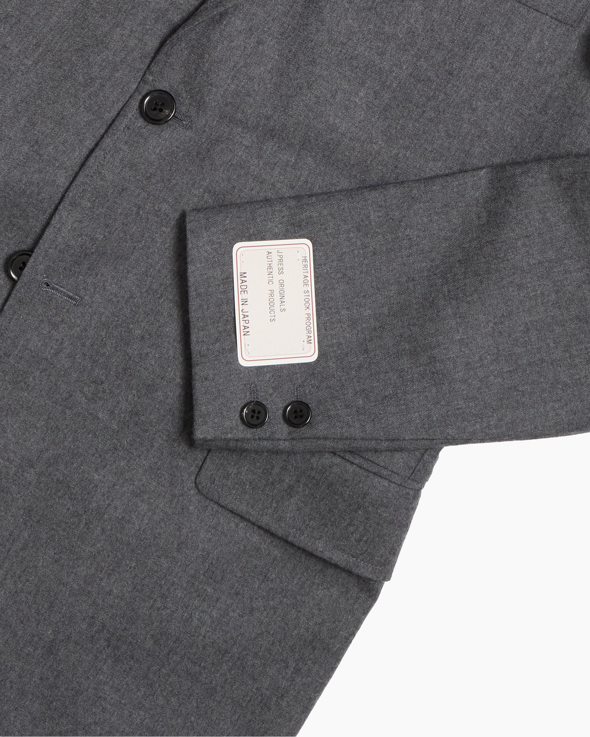 Grey Merino Wool Sack Jacket