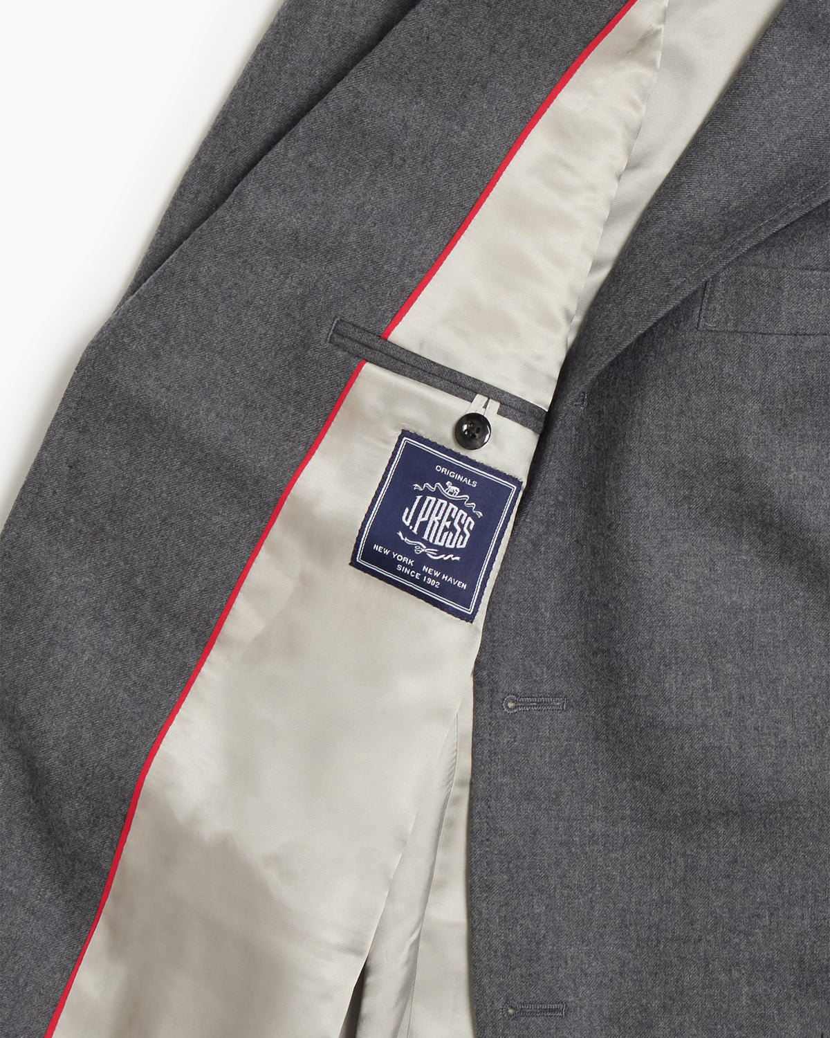 Grey Merino Wool Sack Jacket