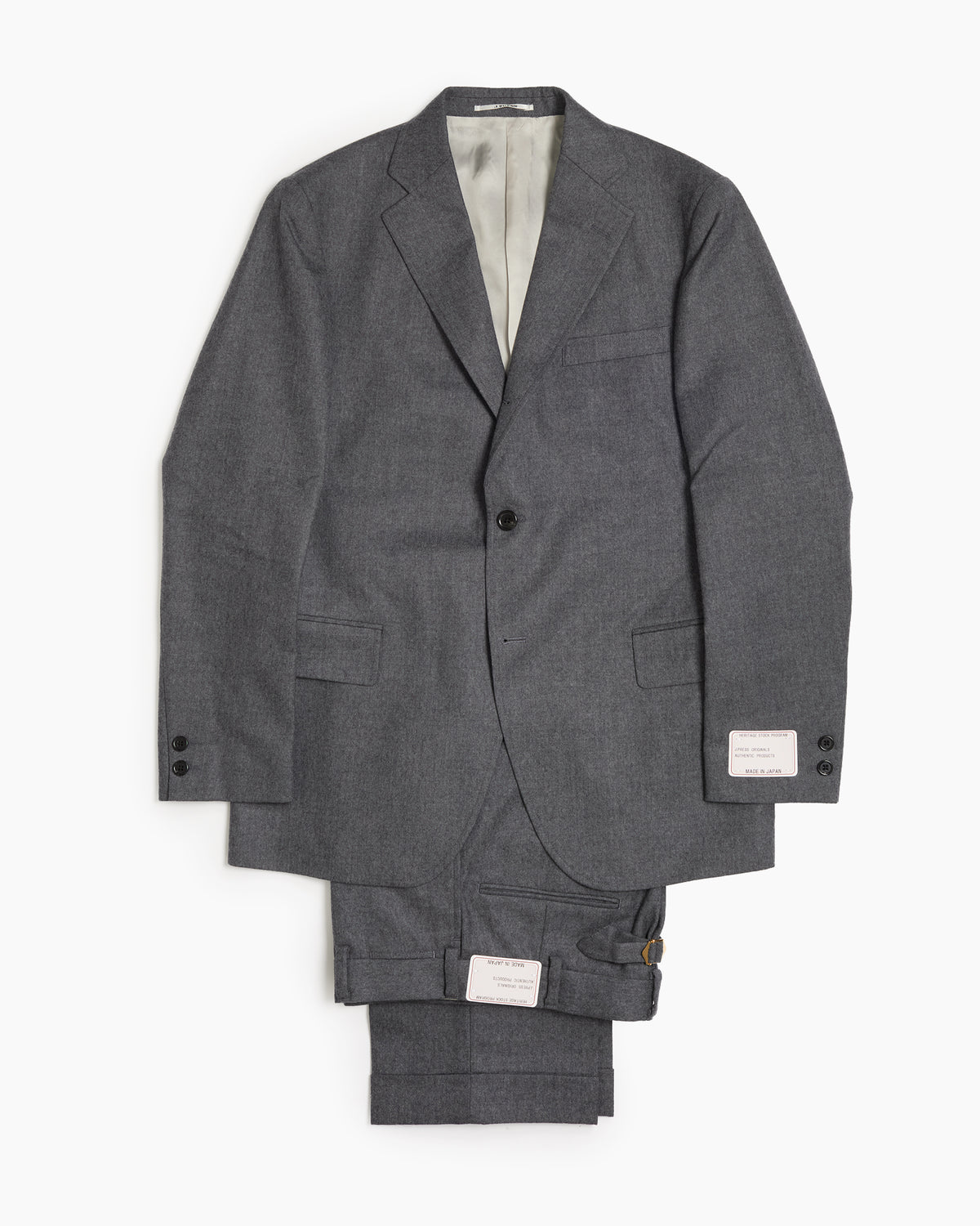 Grey Merino Wool Sack Jacket