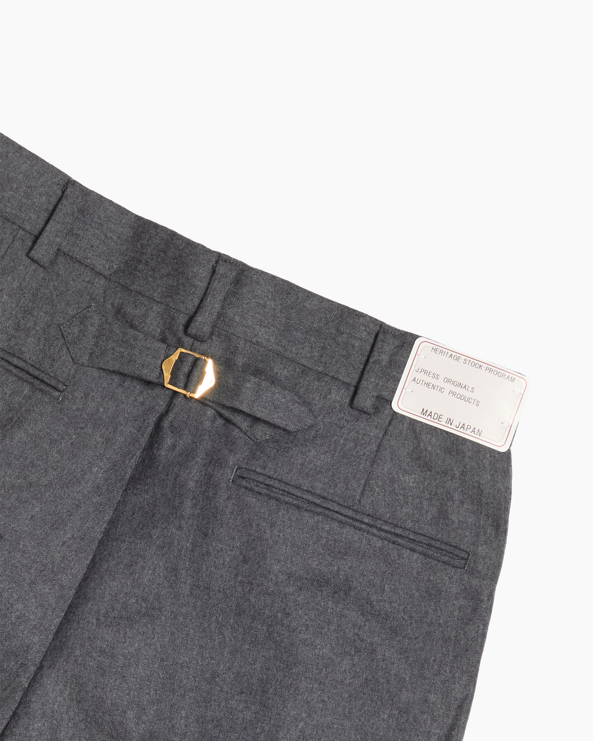 Grey Merino Wool Trousers