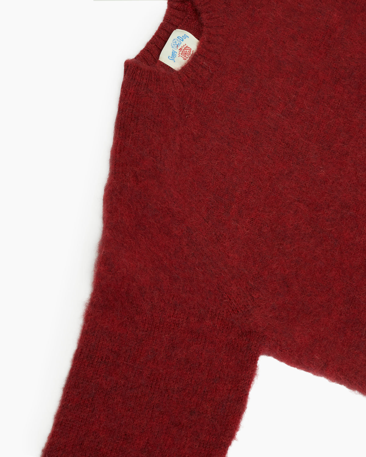 Red Shaggy Dog Jumper