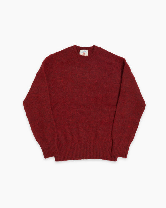 Red Shaggy Dog Jumper