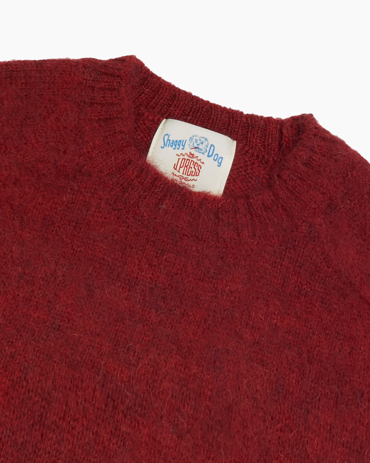 Red Shaggy Dog Jumper