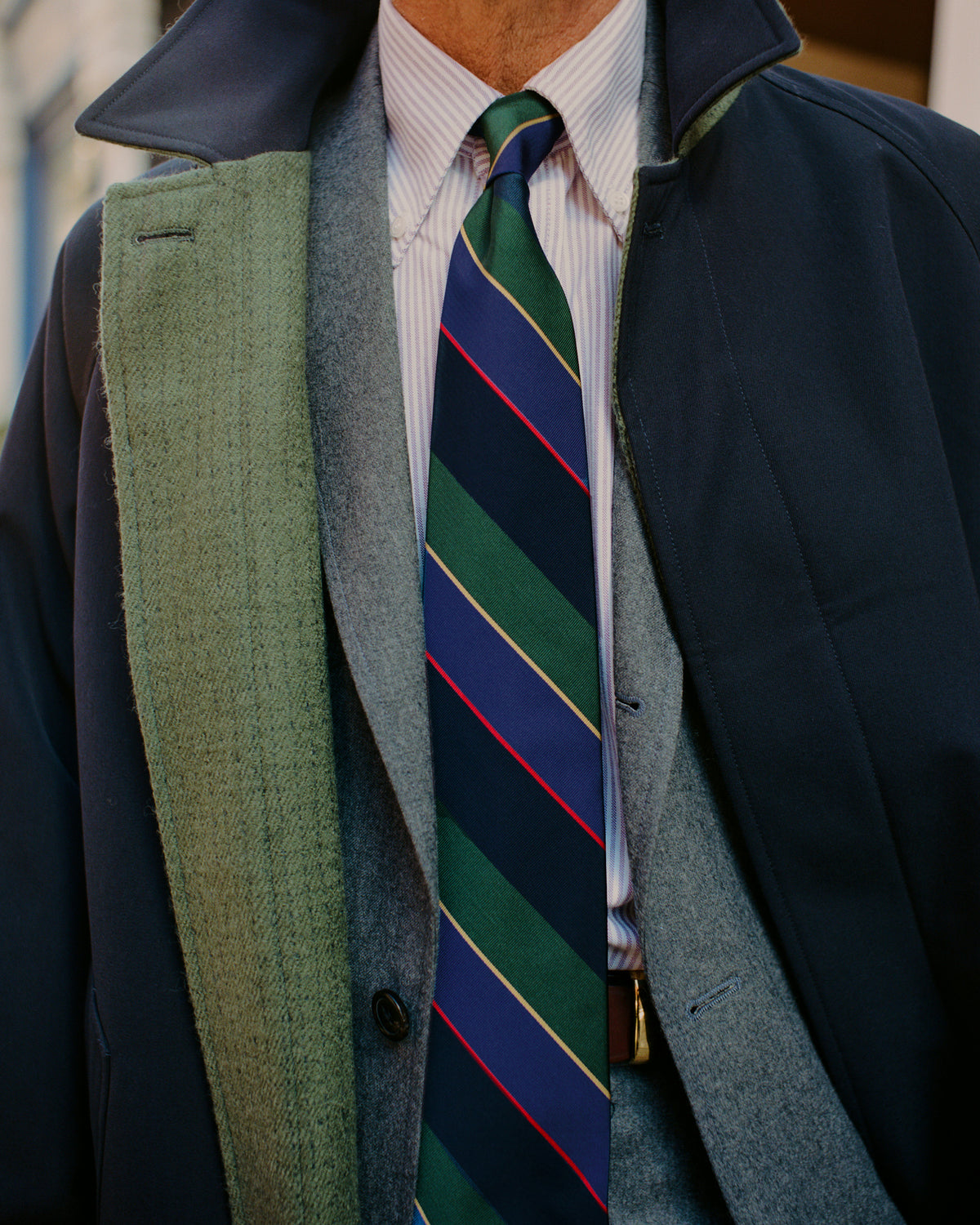 Regimental Striped Silk Tie