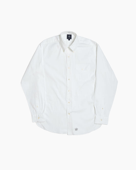 White Pin Oxford Shirt