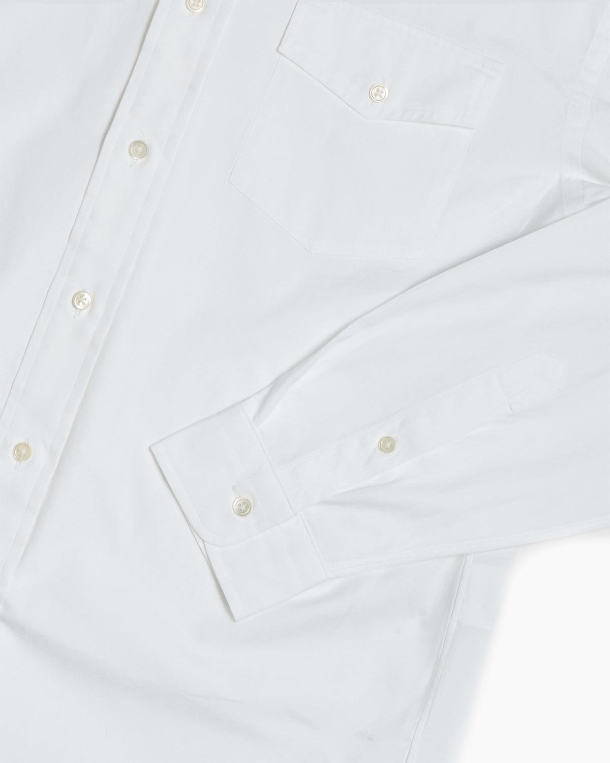 White Pin Oxford Shirt